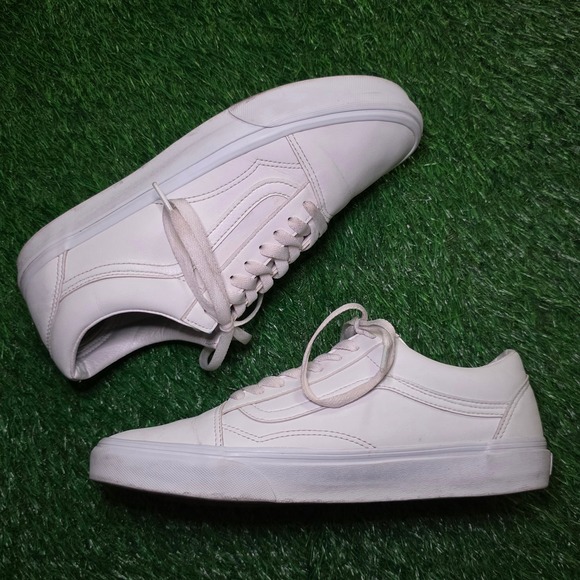 Vans Old Skool Classic Tumble True White Men's Size 10 - Picture 1 of 6